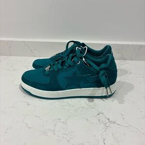 BAPE Teal Suede